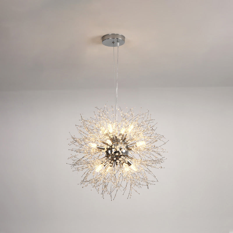 WOMO Dandelion Globe Crystal Chandelier-WM2004