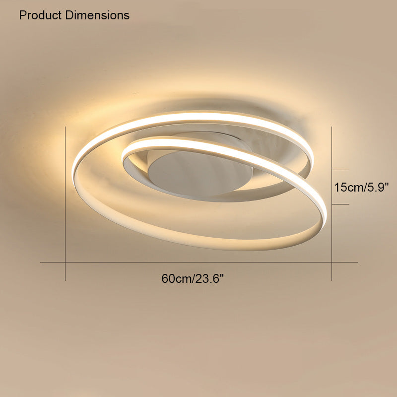 WOMO Swirl LED Ceiling Light-WM1030