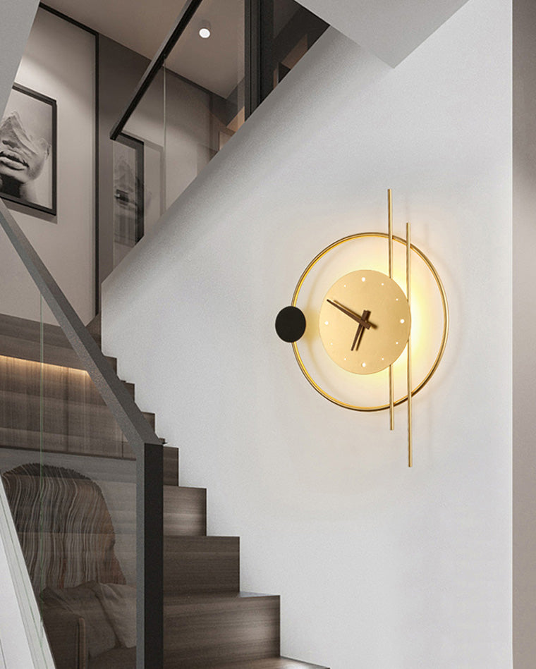 WOMO Wall Clock with Led Light-WM6000