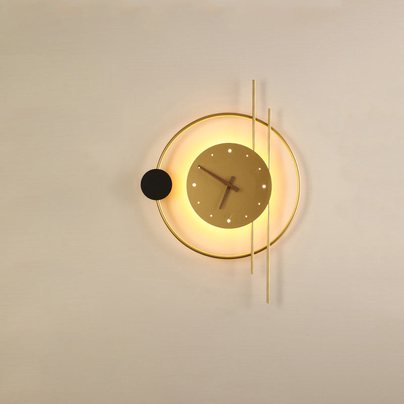 WOMO Wall Clock with Led Light-WM6000