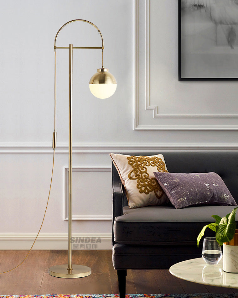 WOMO Bauhaus Globe Floor Lamp-WM7016
