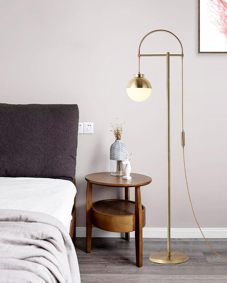 WOMO Bauhaus Globe Floor Lamp-WM7016