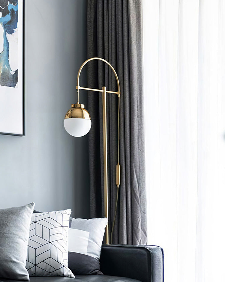 WOMO Bauhaus Globe Floor Lamp-WM7016