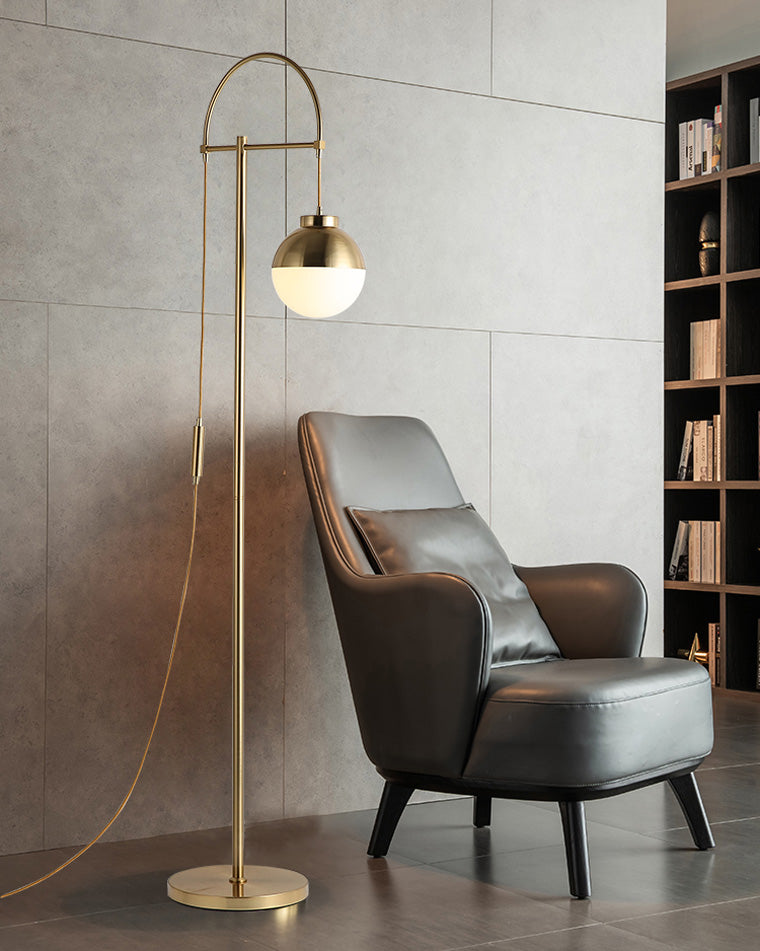 WOMO Bauhaus Globe Floor Lamp-WM7016