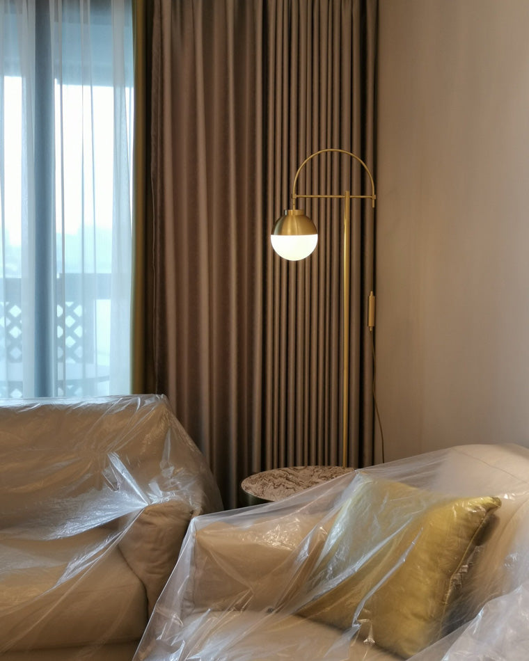 WOMO Bauhaus Globe Floor Lamp-WM7016