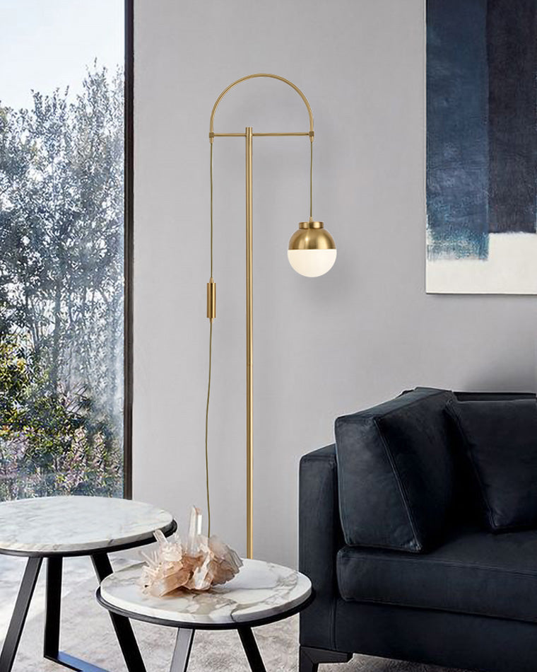 WOMO Bauhaus Globe Floor Lamp-WM7016