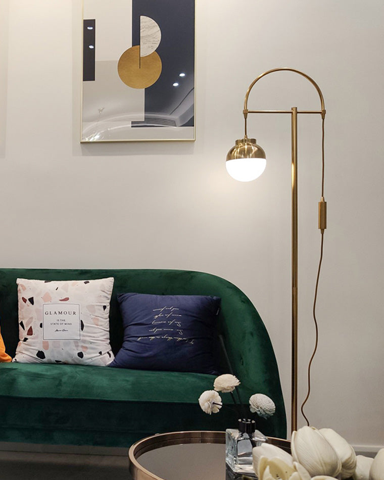WOMO Bauhaus Globe Floor Lamp-WM7016
