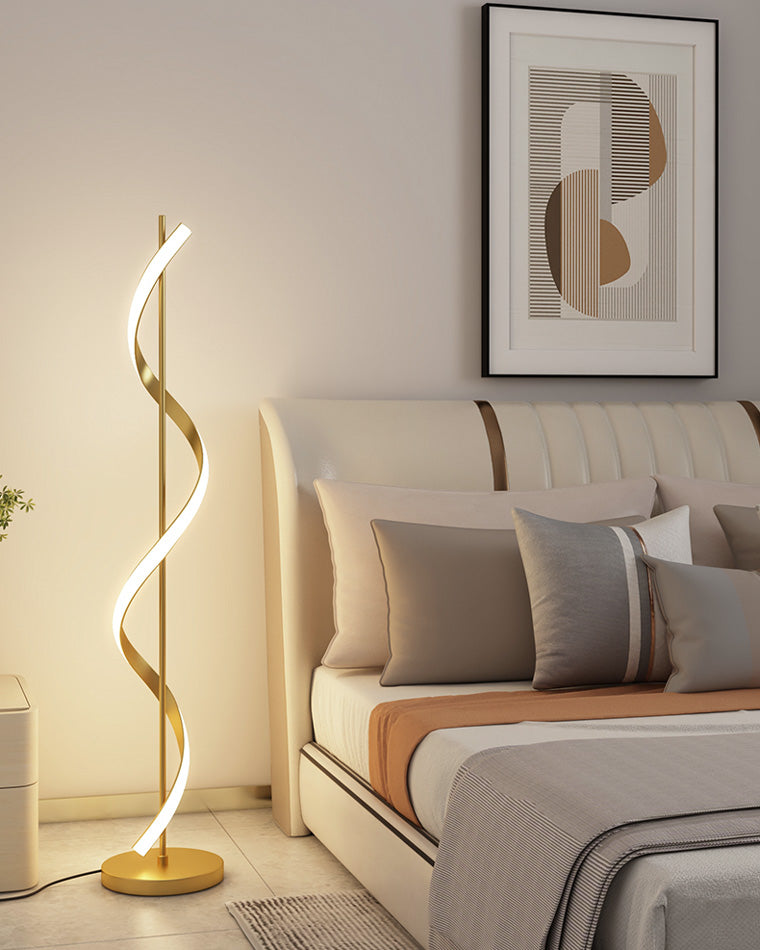 WOMO Dimmable Spiral Floor Lamp-WM7073