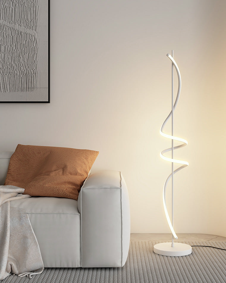 WOMO Dimmable Spiral Floor Lamp-WM7073