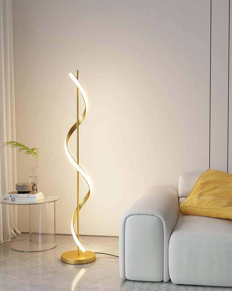 WOMO Dimmable Spiral Floor Lamp-WM7073