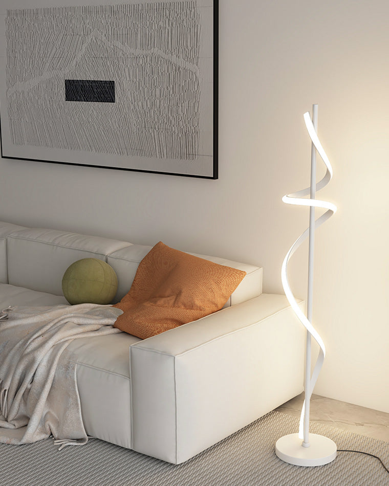 WOMO Dimmable Spiral Floor Lamp-WM7073