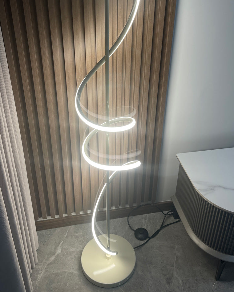 WOMO Dimmable Spiral Floor Lamp-WM7073