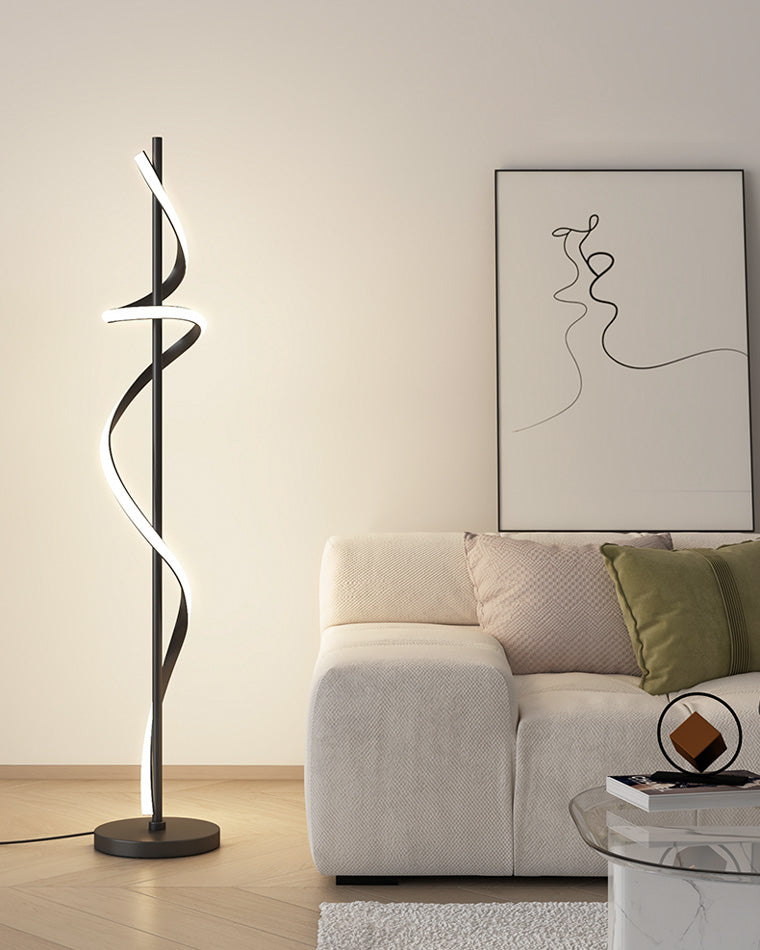 WOMO Dimmable Spiral Floor Lamp-WM7073