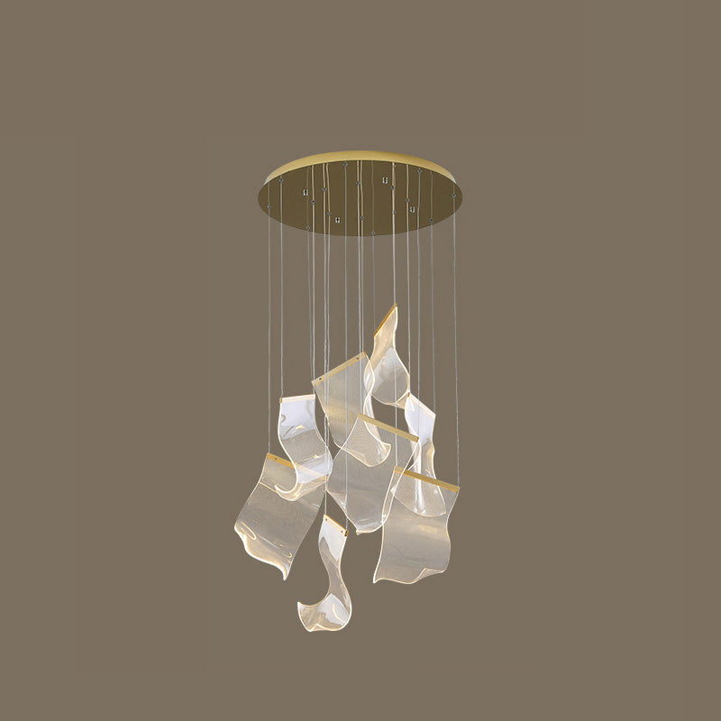 WOMO Breeze Dimmable Acrylic Chandelier-WM2158