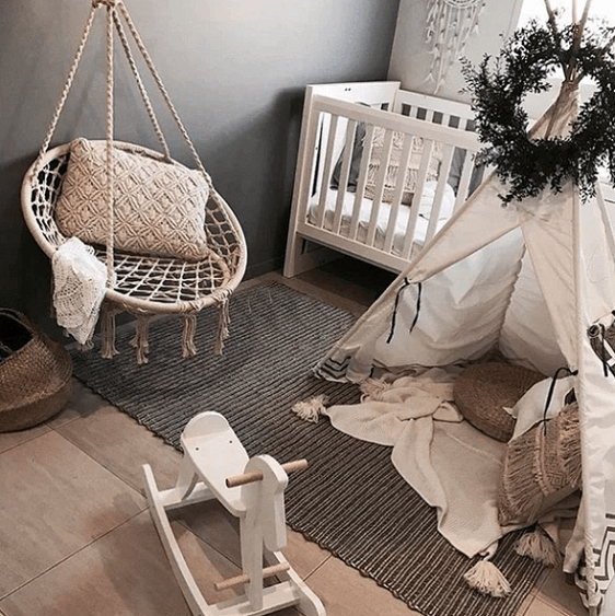 Ada - Macrame Hanging Swing Chair - Nordic Side - Ada - Macrame Hanging Swing Chair, arcitecture, decoration, design, home, home decor, home decor idea, home design ida, homedeco, homedecor,