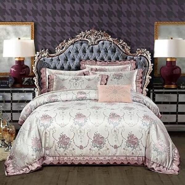 Anorfa Golden Jacquard Satin Luxury Duvet Cover Sets - Nordic Side - amazing, Anorfa Golden Jacquard Satin Luxury Duvet Cover Sets, archidaily, archilovers, architecture, architecturelovers,