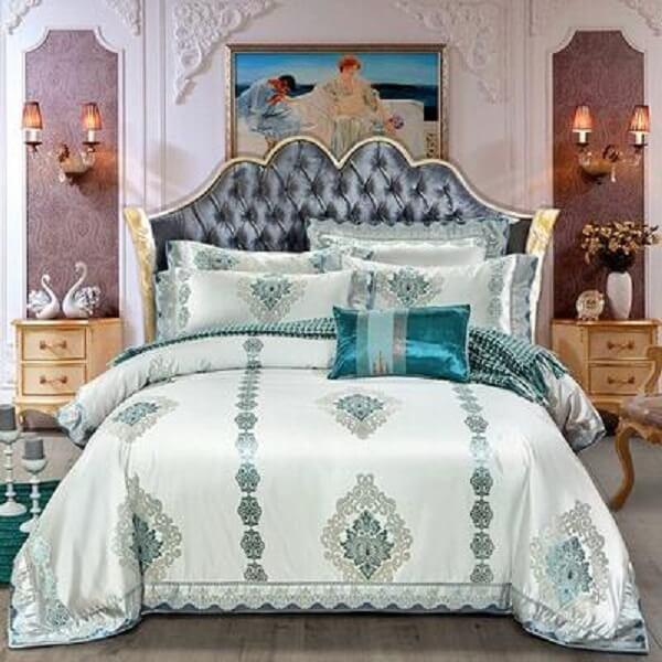 Anorfa Golden Jacquard Satin Luxury Duvet Cover Sets - Nordic Side - amazing, Anorfa Golden Jacquard Satin Luxury Duvet Cover Sets, archidaily, archilovers, architecture, architecturelovers,