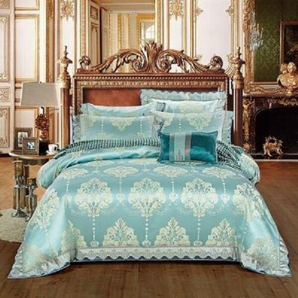 Anorfa Golden Jacquard Satin Luxury Duvet Cover Sets - Nordic Side - amazing, Anorfa Golden Jacquard Satin Luxury Duvet Cover Sets, archidaily, archilovers, architecture, architecturelovers,