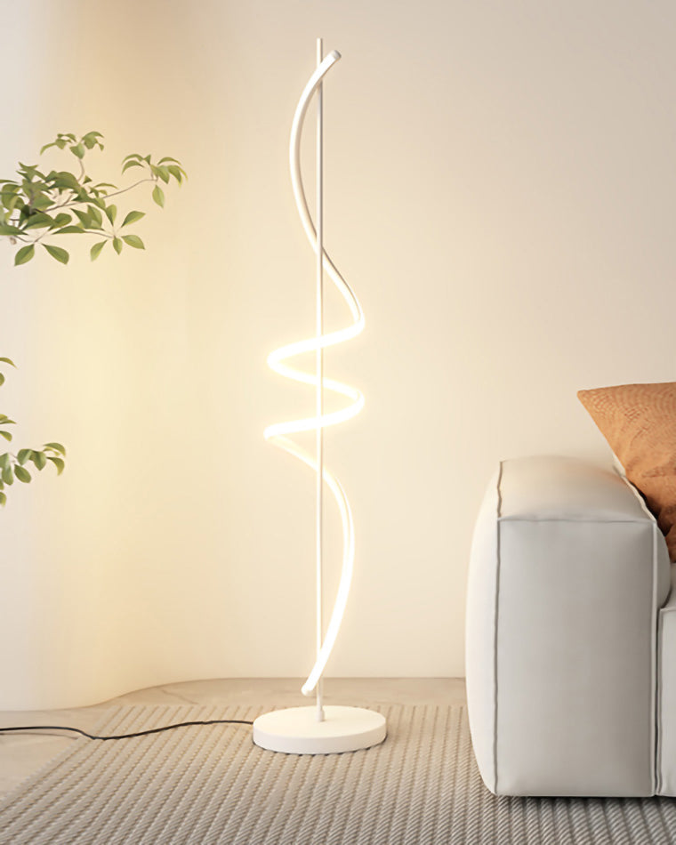WOMO Dimmable Spiral Floor Lamp-WM7073
