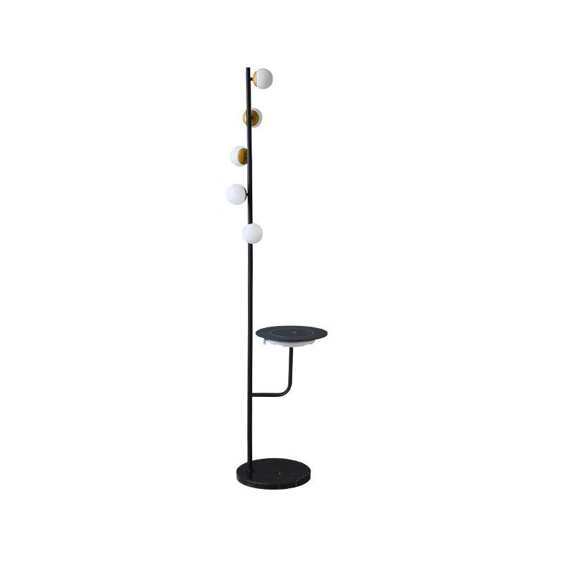 WOMO Bubble Dimmable Floor Lamp with Charging Tray-WM7062