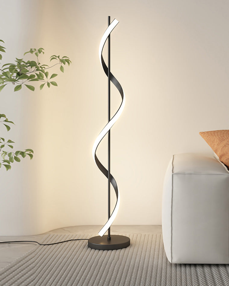 WOMO Dimmable Spiral Floor Lamp-WM7073
