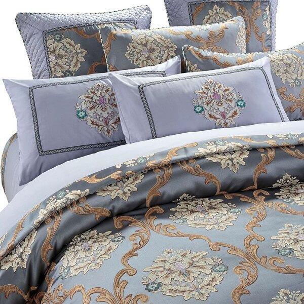 Caltada Brown Coffee Jacquard Cotton Stain Luxury Duvet Cover Set - Nordic Side - amazing, architecture, arcitecture, art, artist, ashley furniture near me, beautiful, bobs furniture outlet,