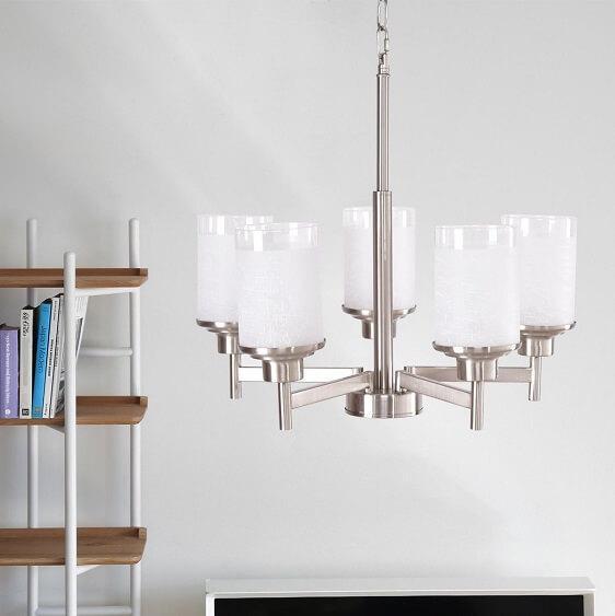 Elegant 5-Light Lighting Fixture Pendent Chandelier - Nordic Side - architecture, arcitecture, art, artichture, artist, bathroom vanity, contemporaryart, crystal chandelier, decor, decoratio