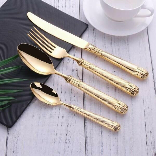 Eleonor Gold Luxury Flatware Set