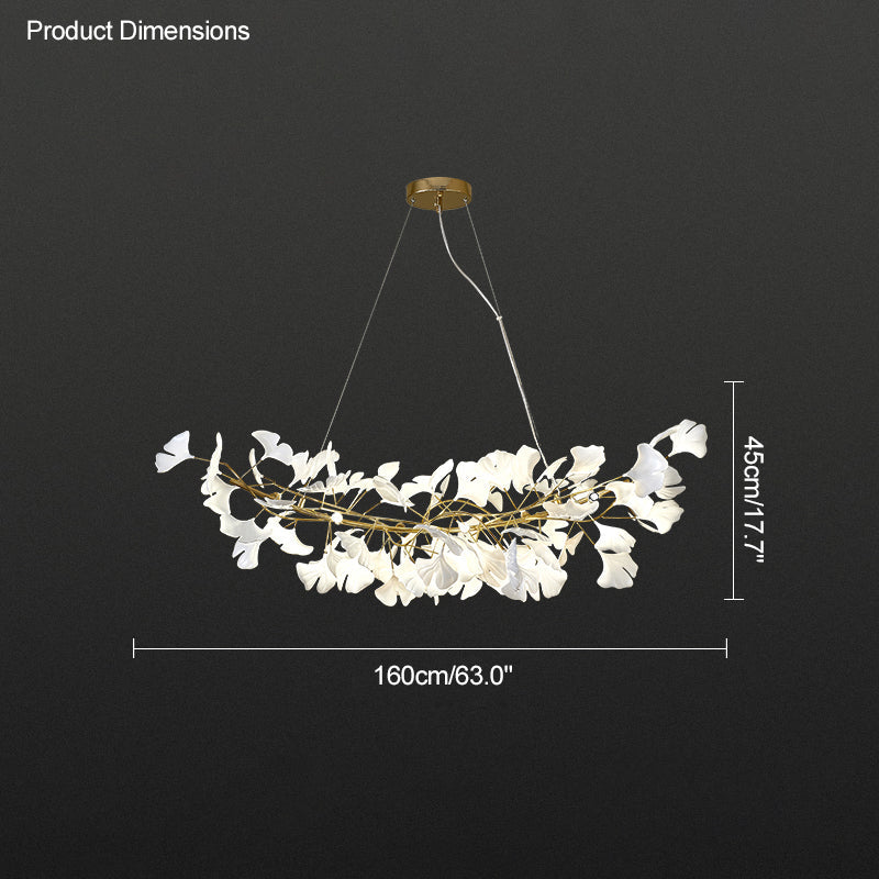 WOMO Ginkgo Linear Chandelier-WM2706