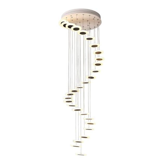 Ayesha - Spiral Modern Hanging LED Lights - Nordic Side -