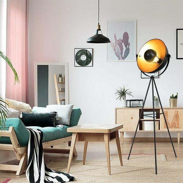 Nirv - Industrial Tripod Floor Lamp with Adjustable Metal Legs - Nordic Side - amazing, archidaily, archilovers, architecture, architecturelovers, architectureporn, arcitecture, art, artist,