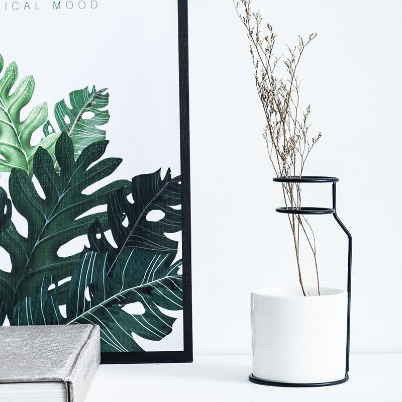 Nordic Decoration Home Art Ceramics Vase - Nordic Side - Modern Planters