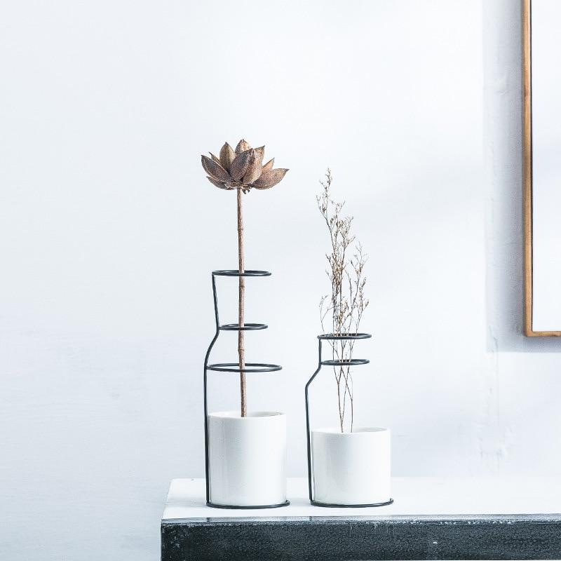 Nordic Decoration Home Art Ceramics Vase - Nordic Side - Modern Planters