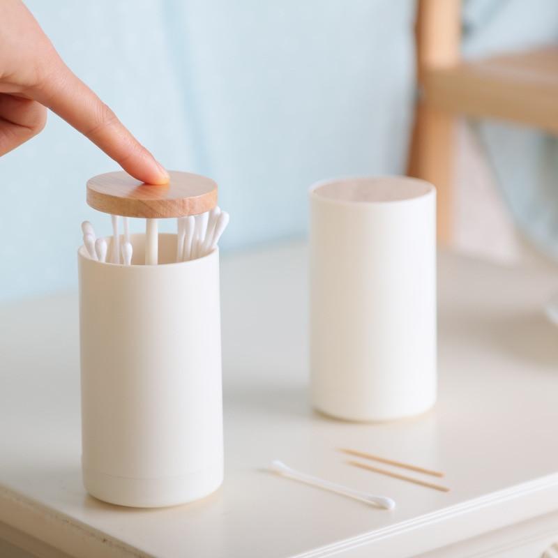 Automatic Wooden Toothpick Holder - Nordic Side -