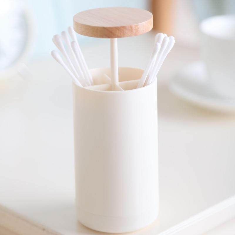 Automatic Wooden Toothpick Holder - Nordic Side -