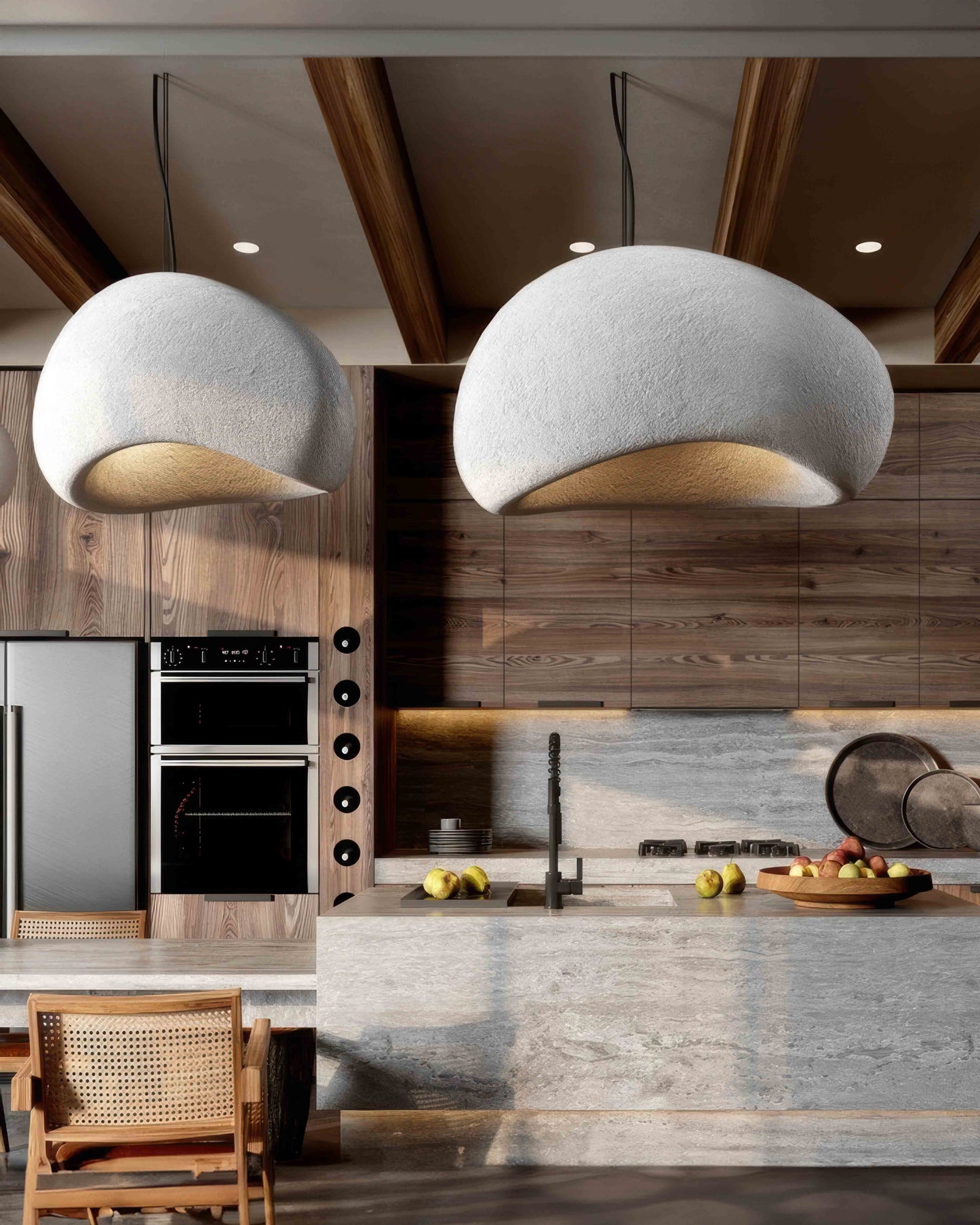 Nordic Scandinavian Pendant Light Wabi-Sabi Decorative