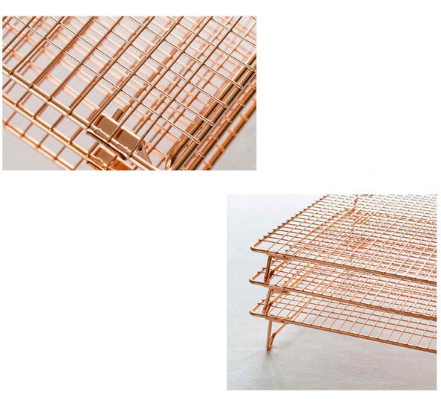 Rose Gold Cooling Rack - Nordic Side -