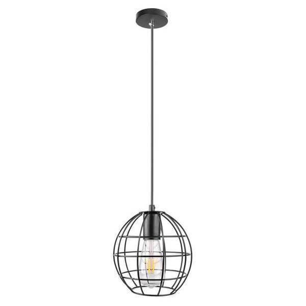 Spherical Hanging Cage Drop Pendant Light - Nordic Side - architecture, arcitecture, art, artist, contemporaryart, decor, decoration, design, designer, designinspiration, edison, grey, home,