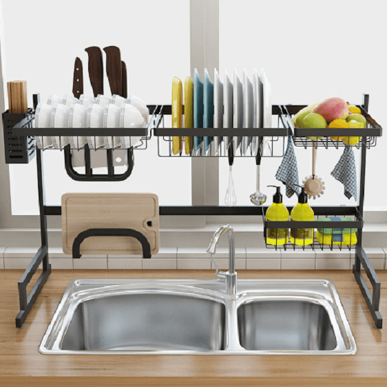 Stainless Steel Drain Rack - Nordic Side - architecture, arcitecture, art, artist, contemporaryart, decor, decoration, design, designer, designinspiration, edison, grey, home, home decor, hom