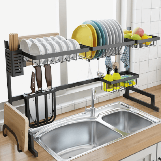 Stainless Steel Drain Rack - Nordic Side - architecture, arcitecture, art, artist, contemporaryart, decor, decoration, design, designer, designinspiration, edison, grey, home, home decor, hom