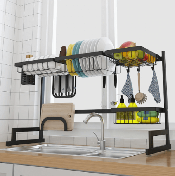 Stainless Steel Drain Rack - Nordic Side - architecture, arcitecture, art, artist, contemporaryart, decor, decoration, design, designer, designinspiration, edison, grey, home, home decor, hom