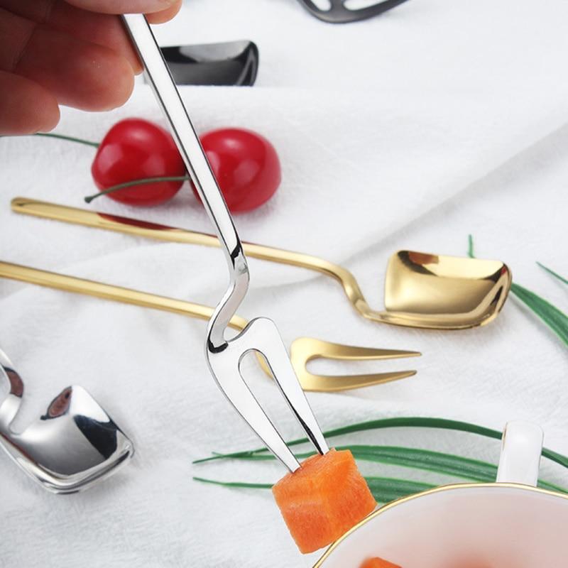 Azalea - Special Stainless Steel Dessert Cutlery - Nordic Side -