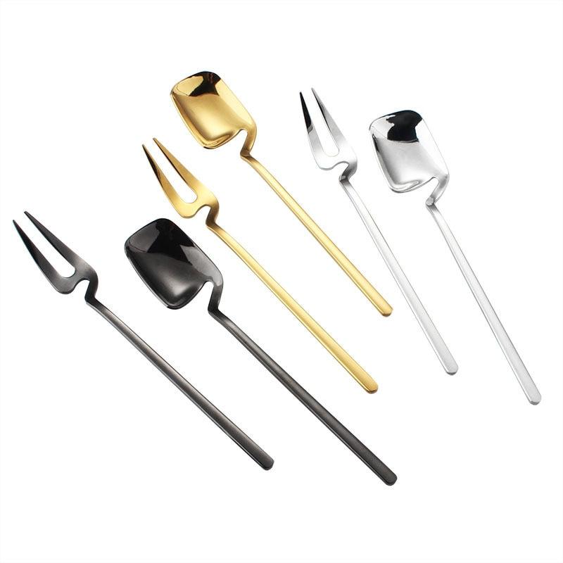 Azalea - Special Stainless Steel Dessert Cutlery - Nordic Side -