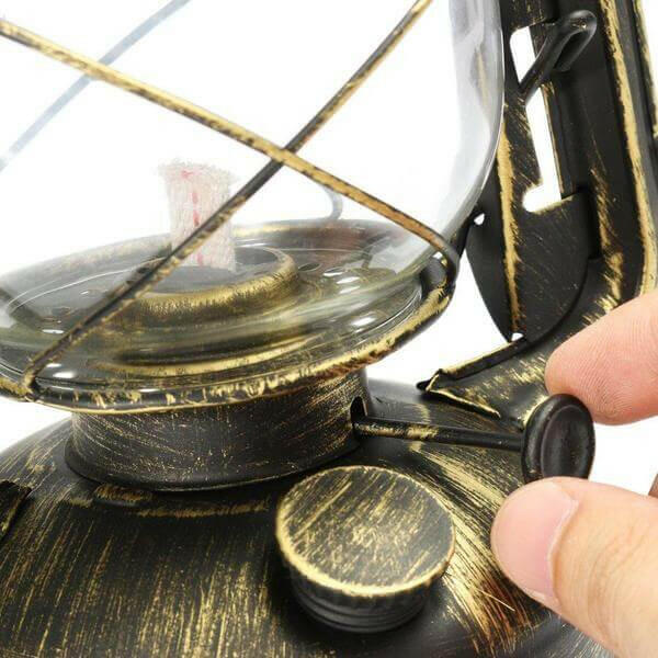 Vintage Lantern Style Wall Mount Lamp