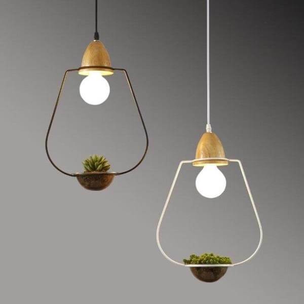 Zox - Modern Nordic Iron Pendant Planter Lamp - Nordic Side - amazing, architecture, arcitecture, art, artist, beautiful, business, canvas, clock, clocks, contemporaryart, decor, decoration,