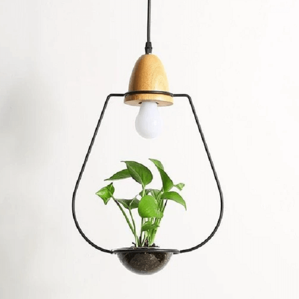 Zox - Modern Nordic Iron Pendant Planter Lamp - Nordic Side - amazing, architecture, arcitecture, art, artist, beautiful, business, canvas, clock, clocks, contemporaryart, decor, decoration,