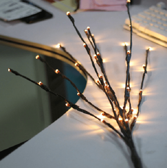 Lit Branch - Nordic Side - architecture, art, artist, contemporaryart, decor, decoration, design, designer, designinspiration, edison, grey, home, homedecor, industriallighting, inspiration,