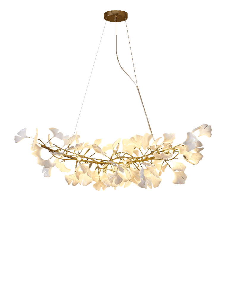 WOMO Ginkgo Linear Chandelier-WM2706