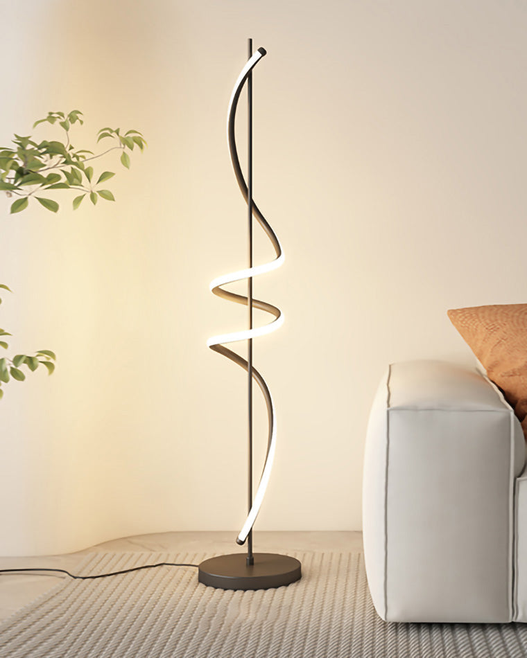 WOMO Dimmable Spiral Floor Lamp-WM7073