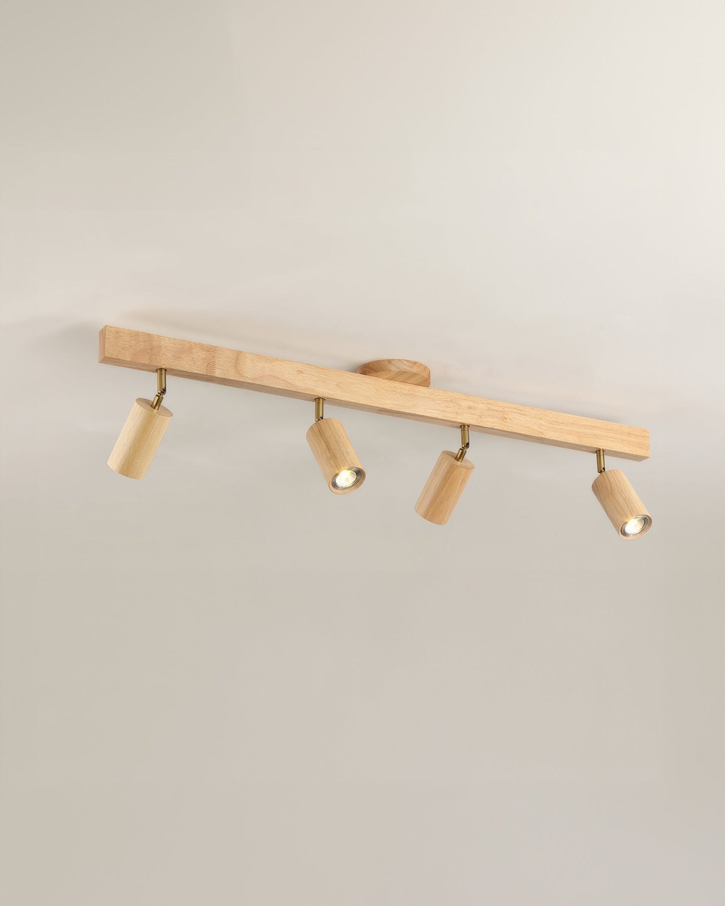 Walnut Gallery Track Light